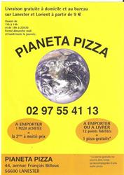Pianeta Pizza, Lanester - Horaires d'ouverture
