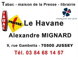 Tabac Presse Le Havane, Jussey - Horaires d'ouverture