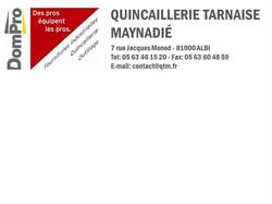 Quincaillerie Tarnaise Maynadié / FOUSSIER ALBI, Albi - Horaires d'ouverture