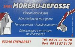 Moreau Defosse SARL, Crémarest - Horaires d'ouverture