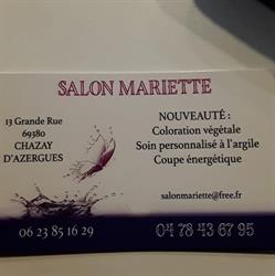 Salon Mariette, Chazay-d'Azergues - Horaires d'ouverture