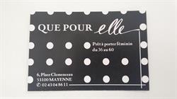 Que Pour Elle, Mayenne - Horaires d'ouverture