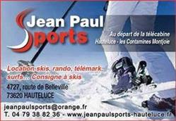 Jean-Paul Sports, Hauteluce - Horaires d'ouverture