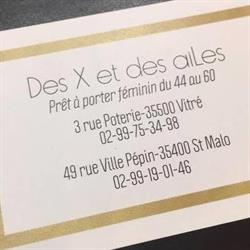 Des X et des Ailes, Vitré - Horaires d'ouverture