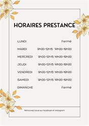 Boutique Prestance Tarare, - Horaires d'ouverture