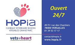 HOPia - CLINIQUE VETERINAIRE BOZON 24/7, Versailles - Horaires d'ouverture