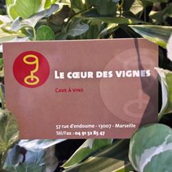Le Coeur des Vignes, Marseille - Horaires d'ouverture