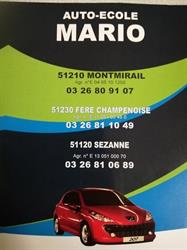 Auto Ecole Mario, Montmirail - Horaires d'ouverture