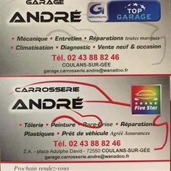 GARAGE CARROSSERIE ANDRE, Coulans-sur-Gée - Horaires d'ouverture