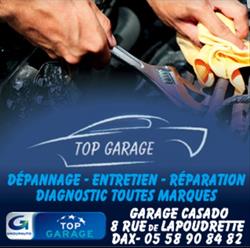 TOP GARAGE - GARAGE CASADO, Dax - Horaires d'ouverture