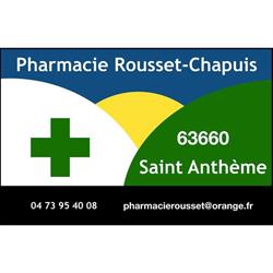 Pharmacie Rousset Chapuis, Saint-Anthème - Horaires d'ouverture