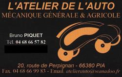 Atelier de l'Auto, Pia - Horaires d'ouverture