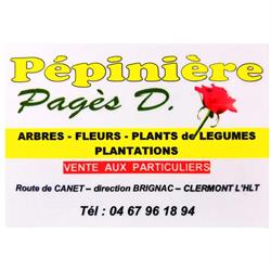 Pepinières Pagès Daniel, Clermont-l'Hérault - Horaires d'ouverture