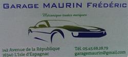 Garage Maurin Frédéric, L'Isle-d'Espagnac - Horaires d'ouverture