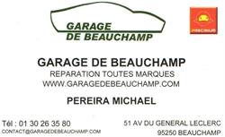 Garage de Beauchamp, - Horaires d'ouverture