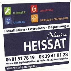 Heissat Alain, Moyenmoutier - Horaires d'ouverture