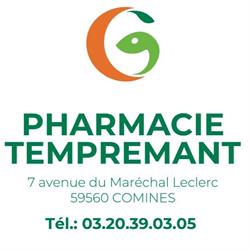 PHARMACIE TEMPREMANT - Comines, - Horaires d'ouverture
