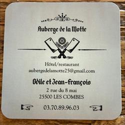 Auberge De La Motte, Les Combes - Horaires d'ouverture