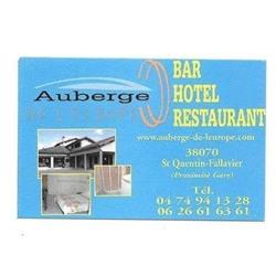 Auberge De L'Europe, Saint-Quentin-Fallavier - Horaires d'ouverture