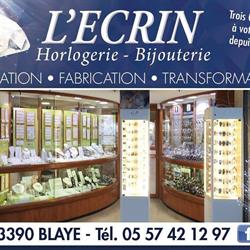 Bijouterie L'Ecrin, Blaye - Horaires d'ouverture