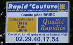 Rapid'couture Artisan, Briec - Horaires d'ouverture