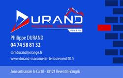 Sarl Durand Pere et Fils, Reventin-Vaugris - Horaires d'ouverture