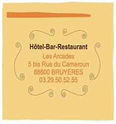 Hôtel Restaurant Les Arcades - 5 bis, Bruyères - Horaires d'ouverture