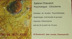 Sabine Chavarot, Clermont-Ferrand - Horaires d'ouverture