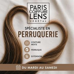 Paris Coiffure Vegetal - Perruque Prothèses Capillaires Lens, - Horaires d'ouverture