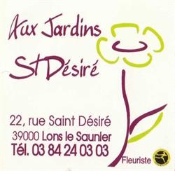 Aux Jardins Saint Désiré, Lons-le-Saunier - Horaires d'ouverture