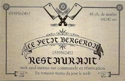 Restaurant Petit Bergeron, Urt - Horaires d'ouverture