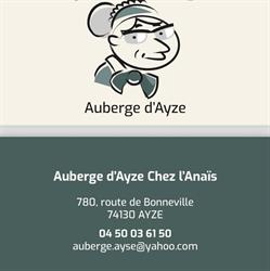Auberge d'Ayze - chez l'Anaïs, Ayse - Horaires d'ouverture