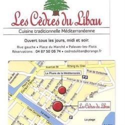 Les Cédres Du Liban, Palavas-les-Flots - Horaires d'ouverture