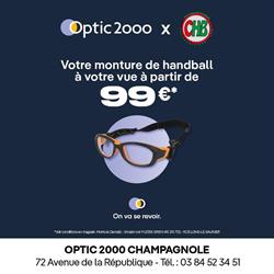 Opticien Champagnole - Optic 2000, - Horaires d'ouverture