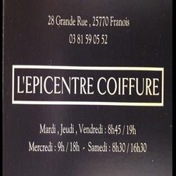 L'epicentre Coiffure, à Franois - Horaires d'ouverture