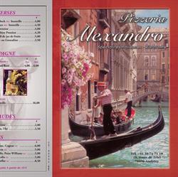 Alexandro Pizzéria, Andrésy - Horaires d'ouverture