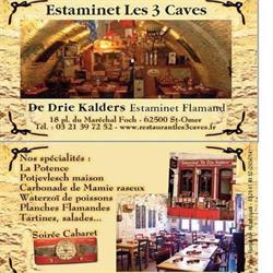 Estaminet De Drie Kalders, Saint-Omer - Horaires d'ouverture