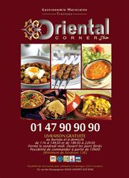 Oriental Corner Couscous à domicile et cuisine marocaine, Asnières-sur-Seine - Horaires d'ouverture