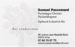 Passemard Samuel, Vichy - Horaires d'ouverture