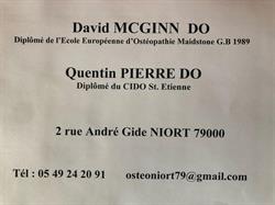 McGinn David, Niort - Horaires d'ouverture