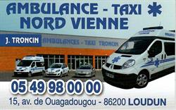 Ambulance Troncin, Loudun - Horaires d'ouverture