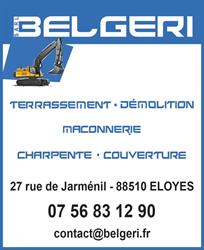 SARL BELGERI, Éloyes - Horaires d'ouverture