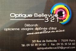 Optique Bellevue 321, Paris - Horaires d'ouverture