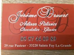 Patisserie Druart, Sainte-Foy-la-Grande - Horaires d'ouverture