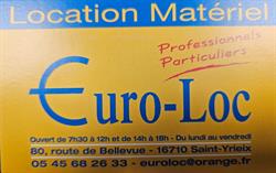 Euroloc, Saint-Yrieix-sur-Charente - Horaires d'ouverture