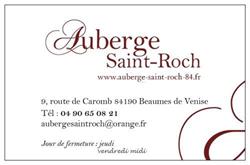 Auberge Saint Roch / restaurant Corse, Beaumes-de-Venise - Horaires d'ouverture