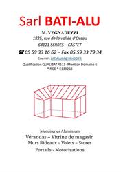 Bati-Alu, Serres-Castet - Horaires d'ouverture