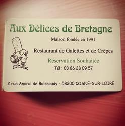Aux Délices de Bretagne, Cosne-Cours-sur-Loire - Horaires d'ouverture