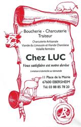 Boucherie Charcuterie chez Luc, Ebersheim - Horaires d'ouverture