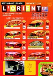 Restaurant snack l orient, Nice - Horaires d'ouverture